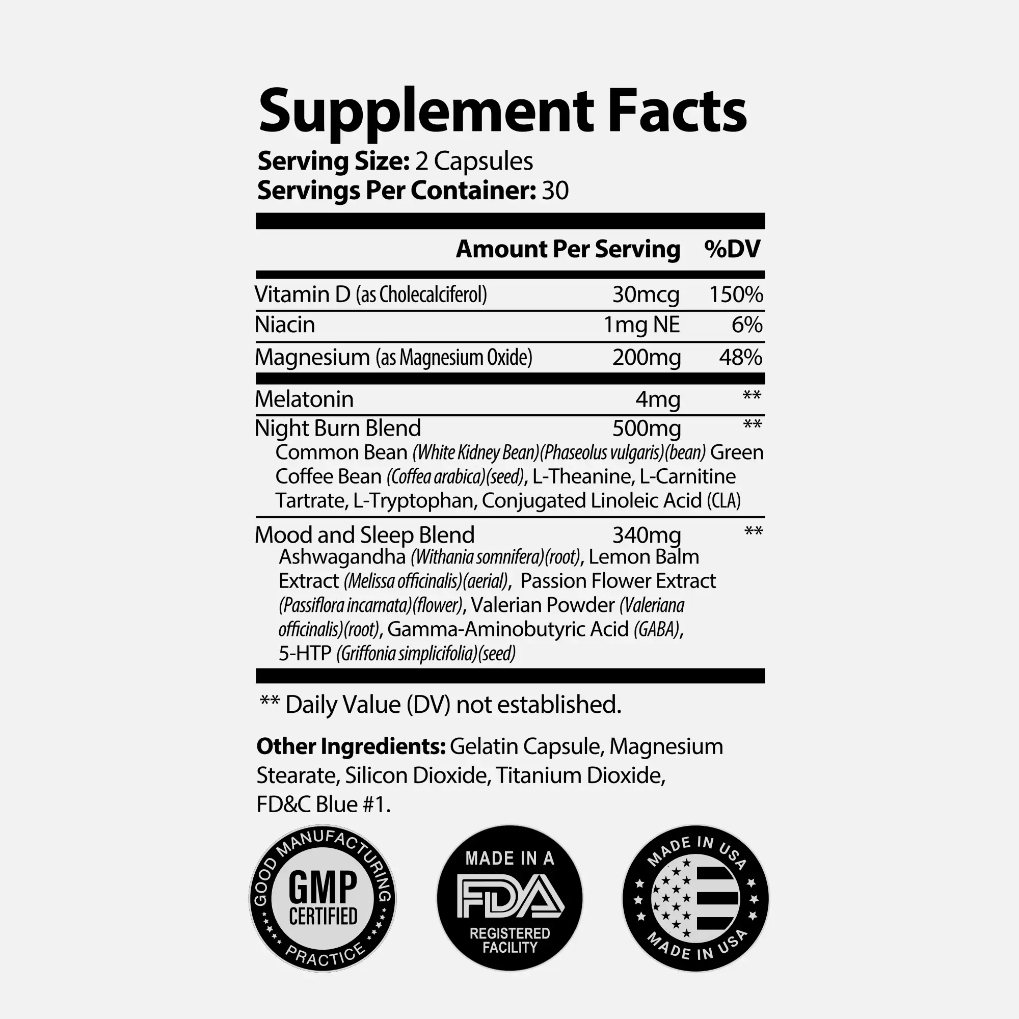 Night Time Fat Burner